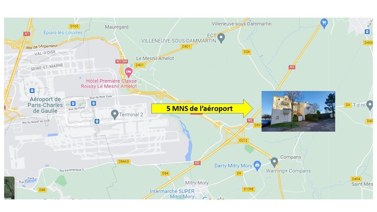 Le Stop N'Go Cdg - Airport - Asterix - Paris Thieux  Ngoại thất bức ảnh